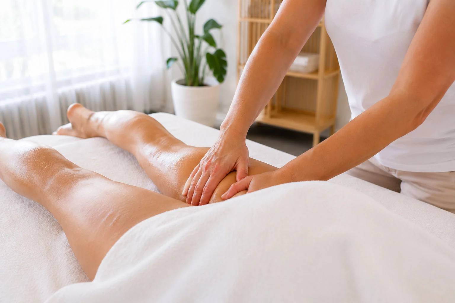 Manuelle Lymphdrainage im Massage Zentrum Zofingen mit sanften Grifftechniken